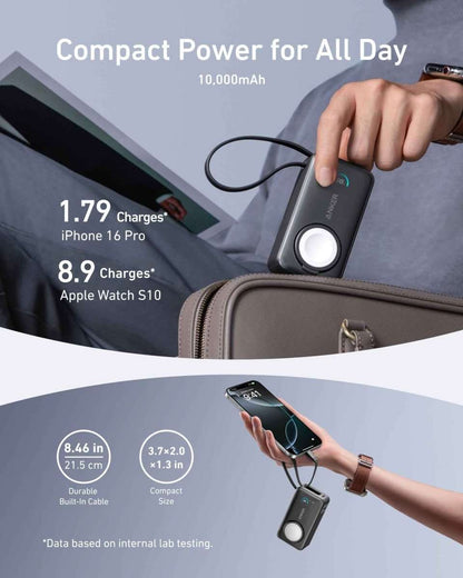Anker MagGo Power Bank (10K, 35W, For Apple Watch) Cartsfy Inc.