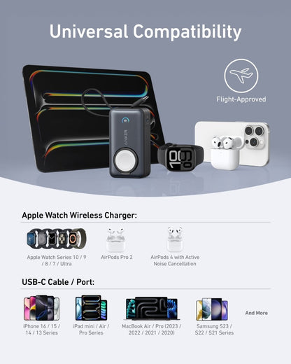 Anker MagGo Power Bank (10K, 35W, For Apple Watch) - Cartsfy Inc.