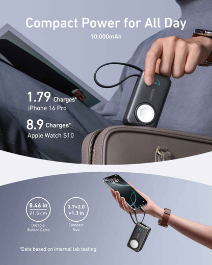 Anker MagGo Power Bank (10K, 35W, For Apple Watch) - Cartsfy Inc.