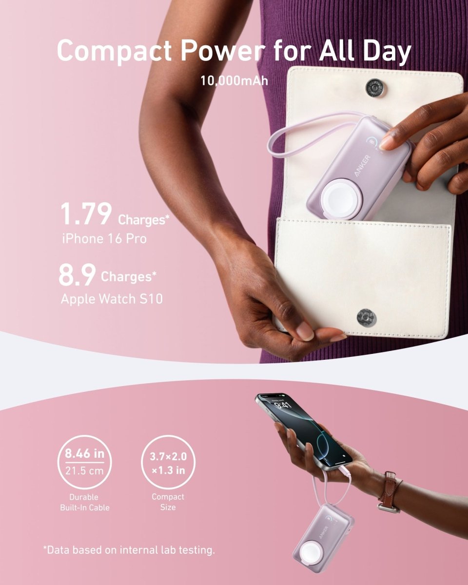 Anker MagGo Power Bank (10K, 35W, For Apple Watch) - Cartsfy Inc.