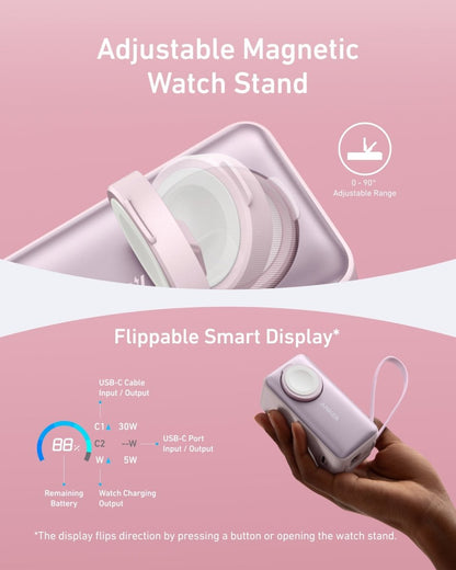 Anker MagGo Power Bank (10K, 35W, For Apple Watch) - Cartsfy Inc.