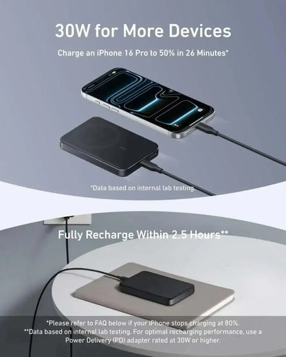 Anker MagGo Power Bank (10K, Slim) Anker Black Stone Aurora White Teal Oasis Black Stone-Aurora White-Teal Oasis-Pink Aura-