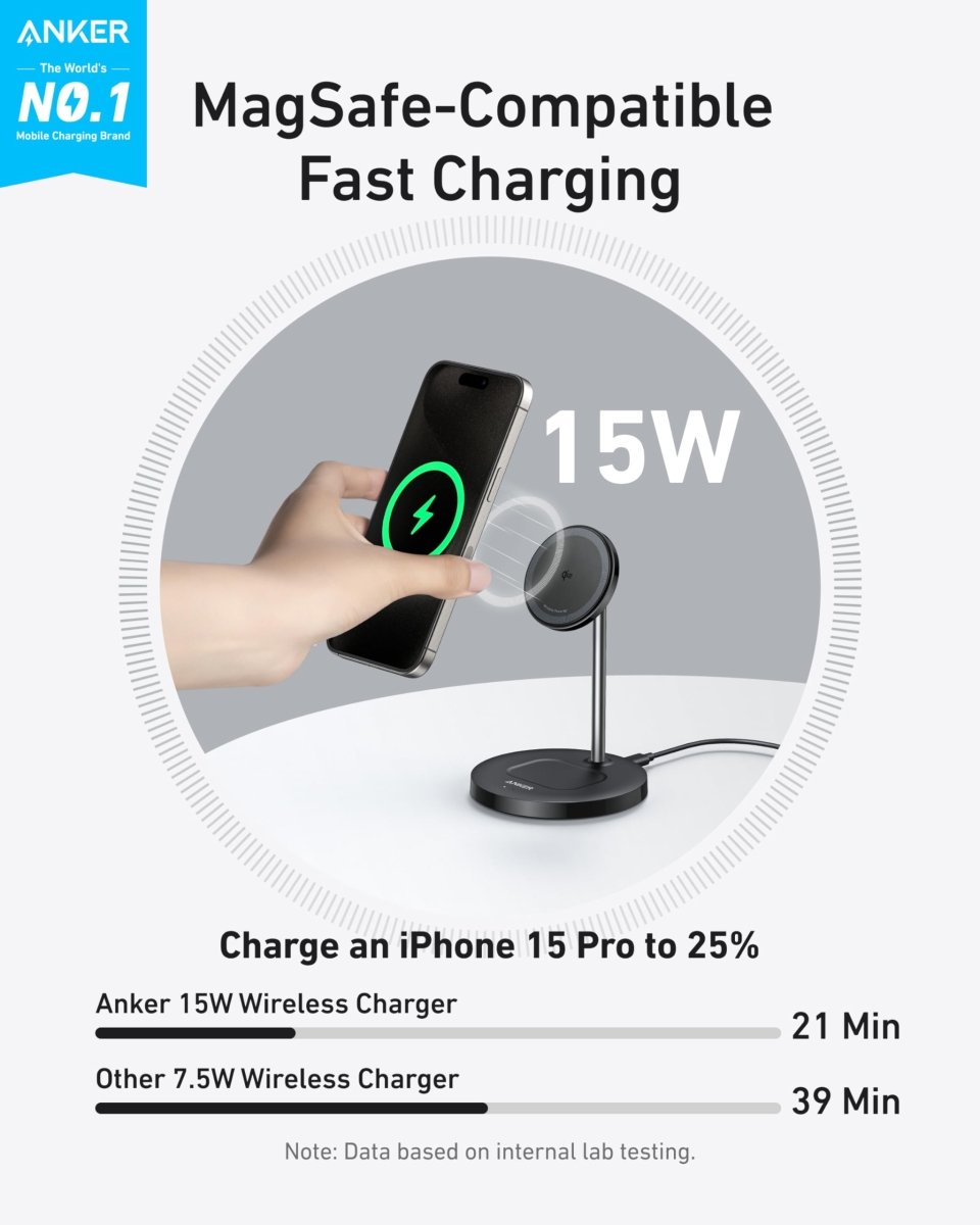 Anker MagGo Wireless Charger (2 - in - 1 Stand) BOA - Cartsfy Inc.