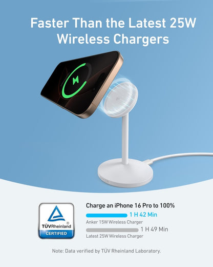 Anker MagGo Wireless Charger (Stand) with Adapter and Cable BOA - Cartsfy Inc.