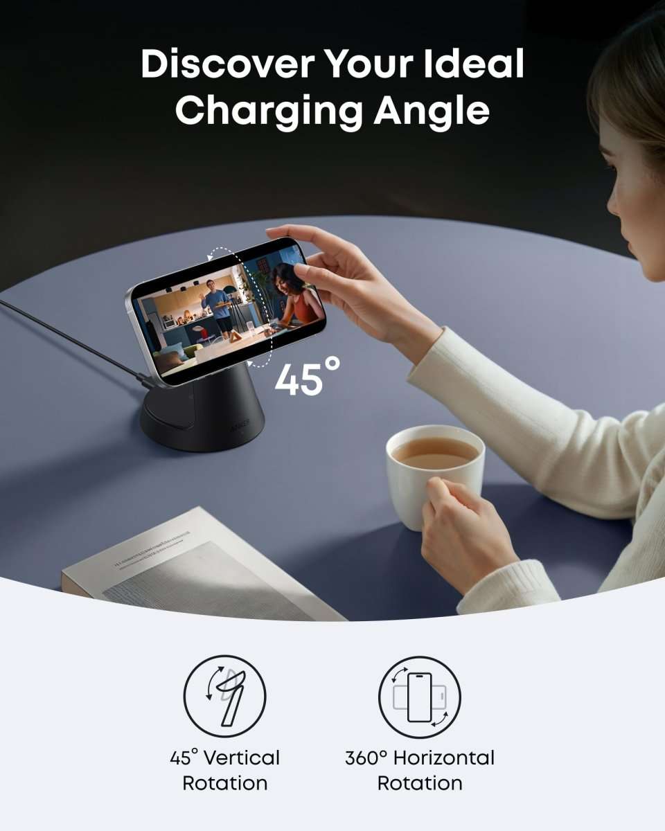Anker MagGo Wireless Charging Station (3-in-1, Dock Stand) Cartsfy Inc.
