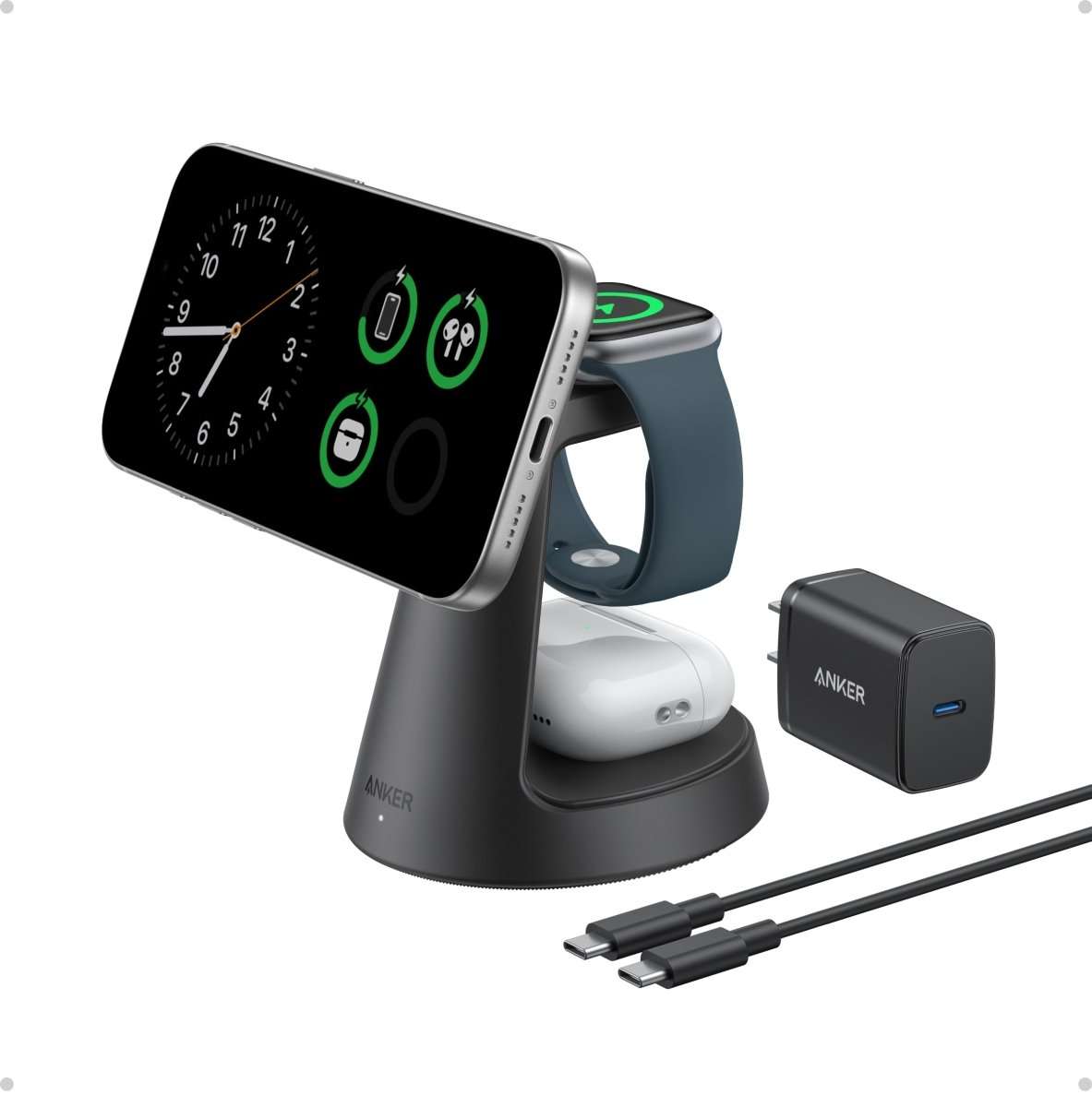 Anker MagGo Wireless Charging Station (3-in-1, Dock Stand) Cartsfy Inc.