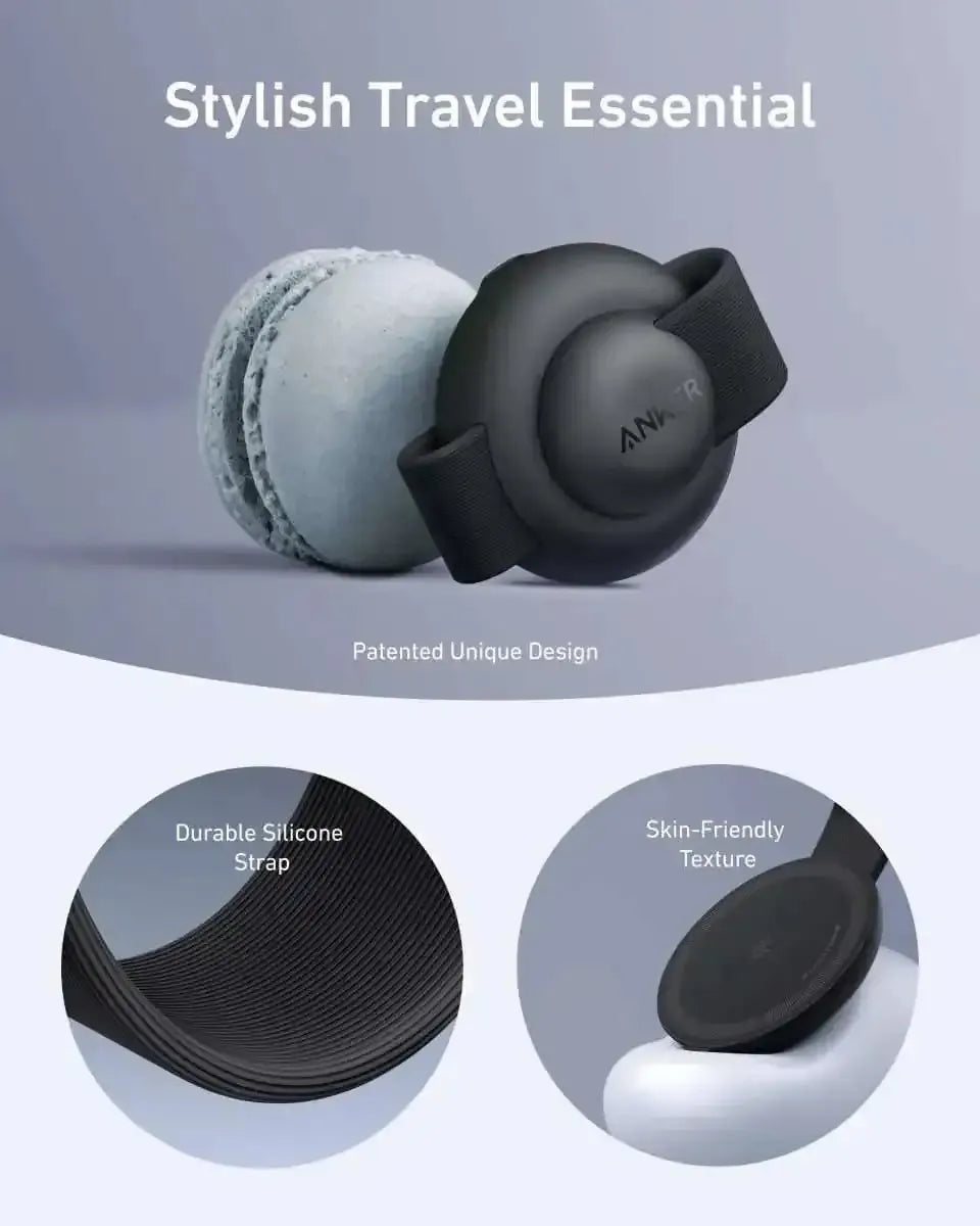 Anker MagGo Wireless Charging Station (3-in-1, Foldable Pad) Anker Black Stone / With Adapter Aurora White / With Adapter Aurora White / With Travel Case & Adapter Black Stone / With Adapter-Aurora White / With Adapter-Aurora White / With Travel Case & Adapter-Pink Aura / With Adapter-Teal Oasis / With Adapter-