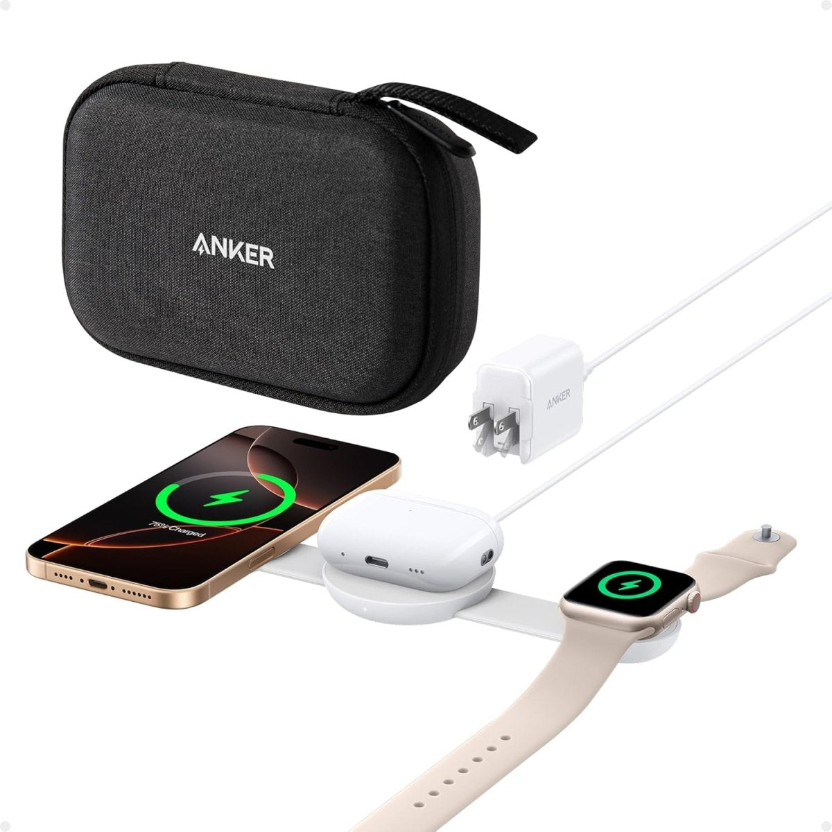 Anker MagGo Wireless Charging Station (3 - in - 1, Foldable Pad) - Cartsfy Inc.