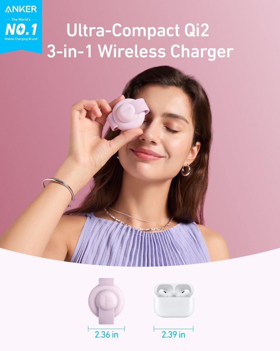 Anker MagGo Wireless Charging Station (3 - in - 1, Foldable Pad) - Cartsfy Inc.