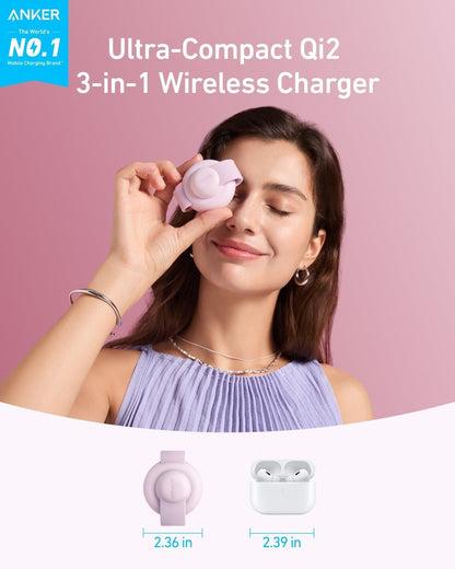 Anker MagGo Wireless Charging Station (3 - in - 1, Foldable Pad) - Cartsfy Inc.