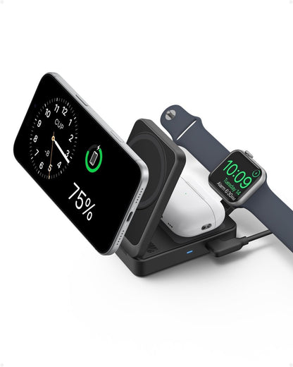 Anker MagGo Wireless Charging Station (Foldable 3 - in - 1) - Cartsfy Inc.