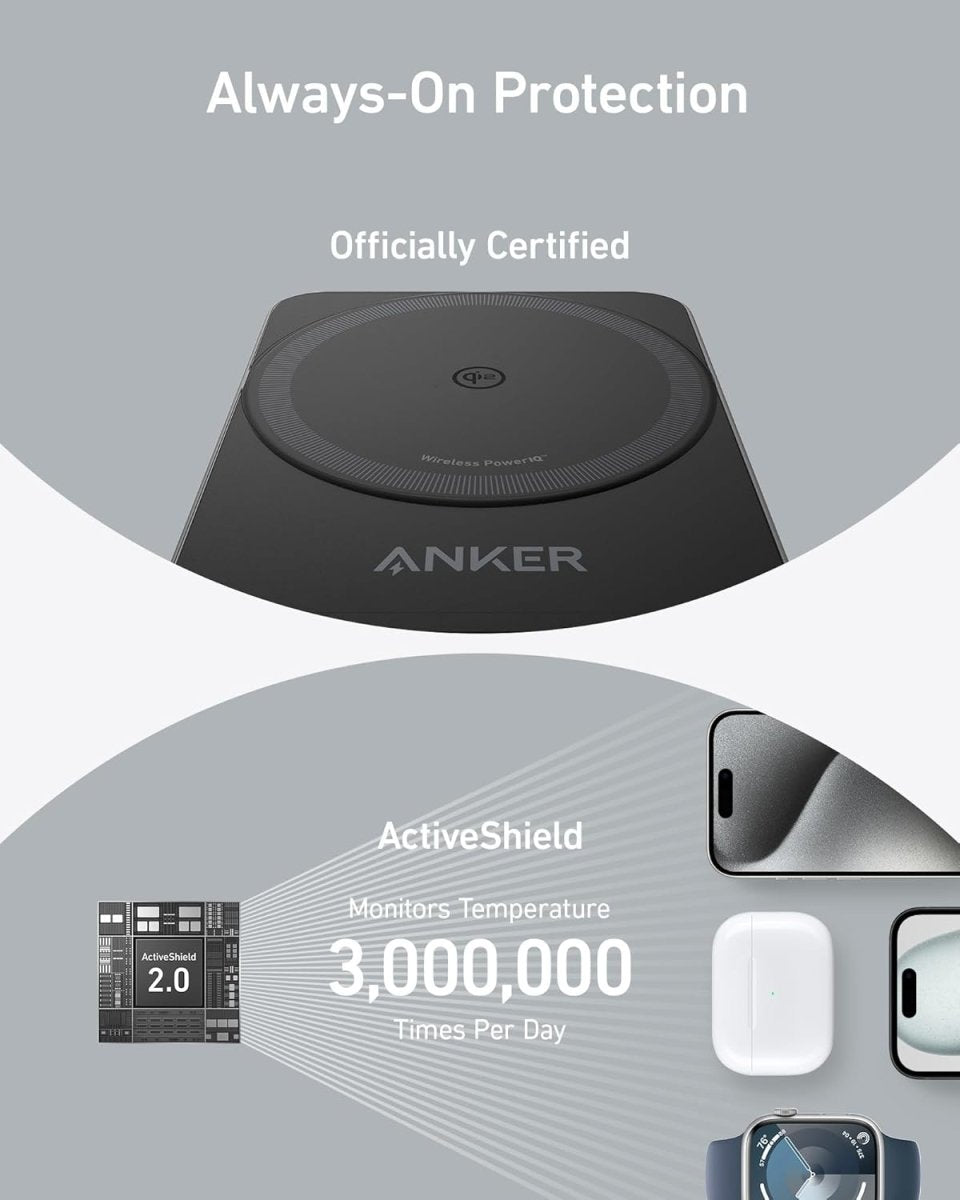 Anker MagGo Wireless Charging Station (Foldable 3 - in - 1) - Cartsfy Inc.