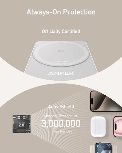 Anker MagGo Wireless Charging Station (Foldable 3 - in - 1) - Cartsfy Inc.