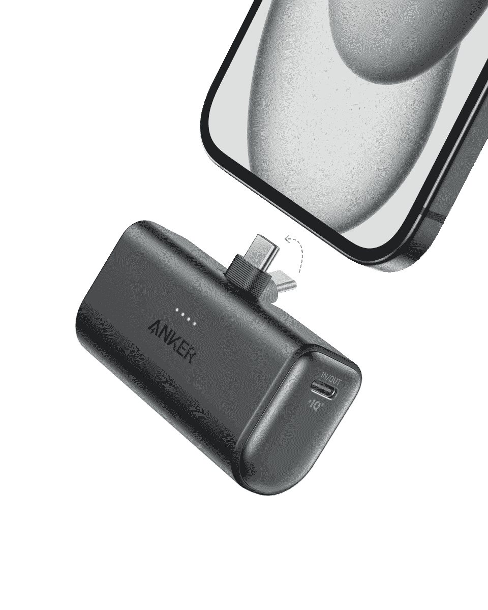 Anker Nano 5000mAh USB-C Power Bank with Built-In Connector, 22.5W Fast Charging Cartsfy Inc.