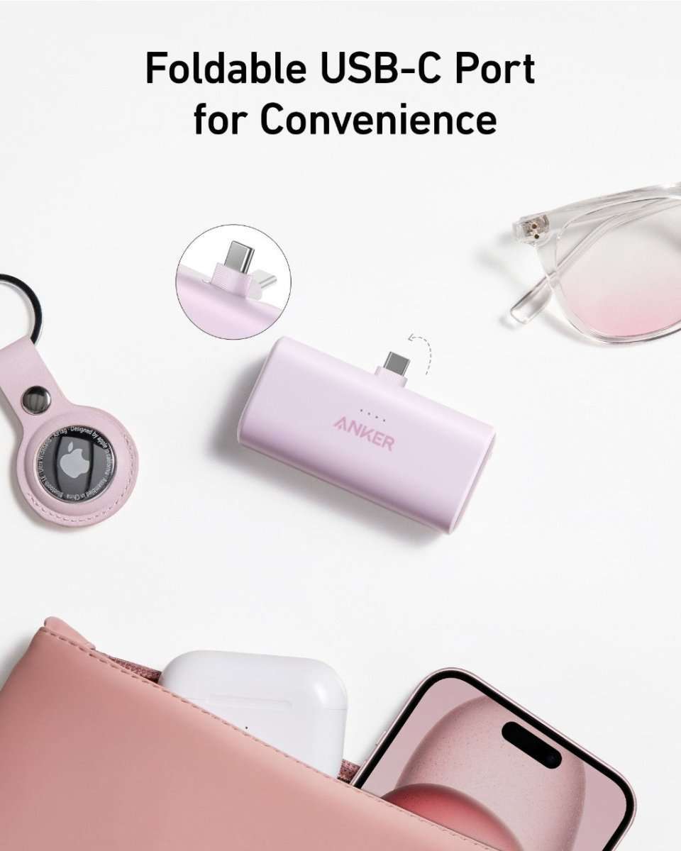 Anker Nano 5000mAh USB-C Power Bank with Built-In Connector, 22.5W Fast Charging Cartsfy Inc.