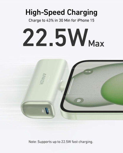 Anker Nano 5000mAh USB-C Power Bank with Built-In Connector, 22.5W Fast Charging Cartsfy Inc.