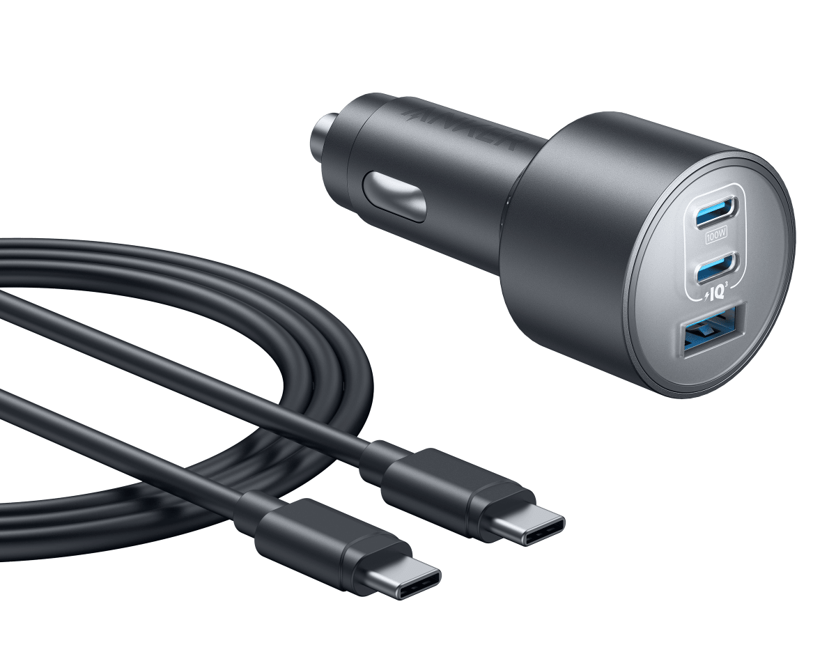 Anker Nano Car Charger (167.5W, 3 Ports) - Cartsfy Inc.