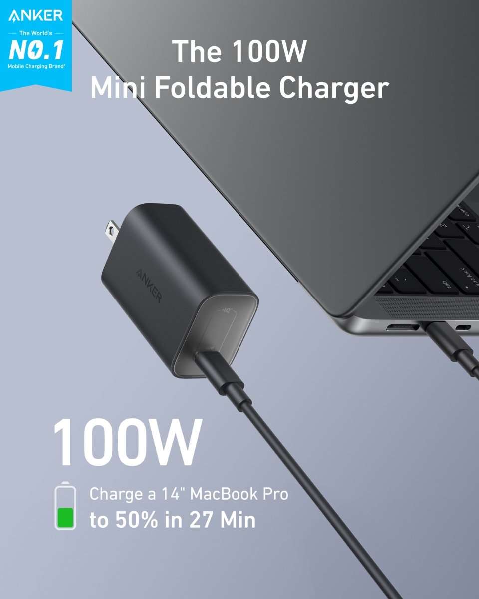 Anker Nano Charger (100W) with USB-C Cable Cartsfy Inc.