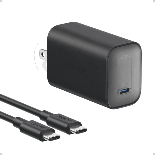 Anker Nano Charger (100W) with USB-C Cable Anker Black Stone Shell White Black Stone-Shell White-