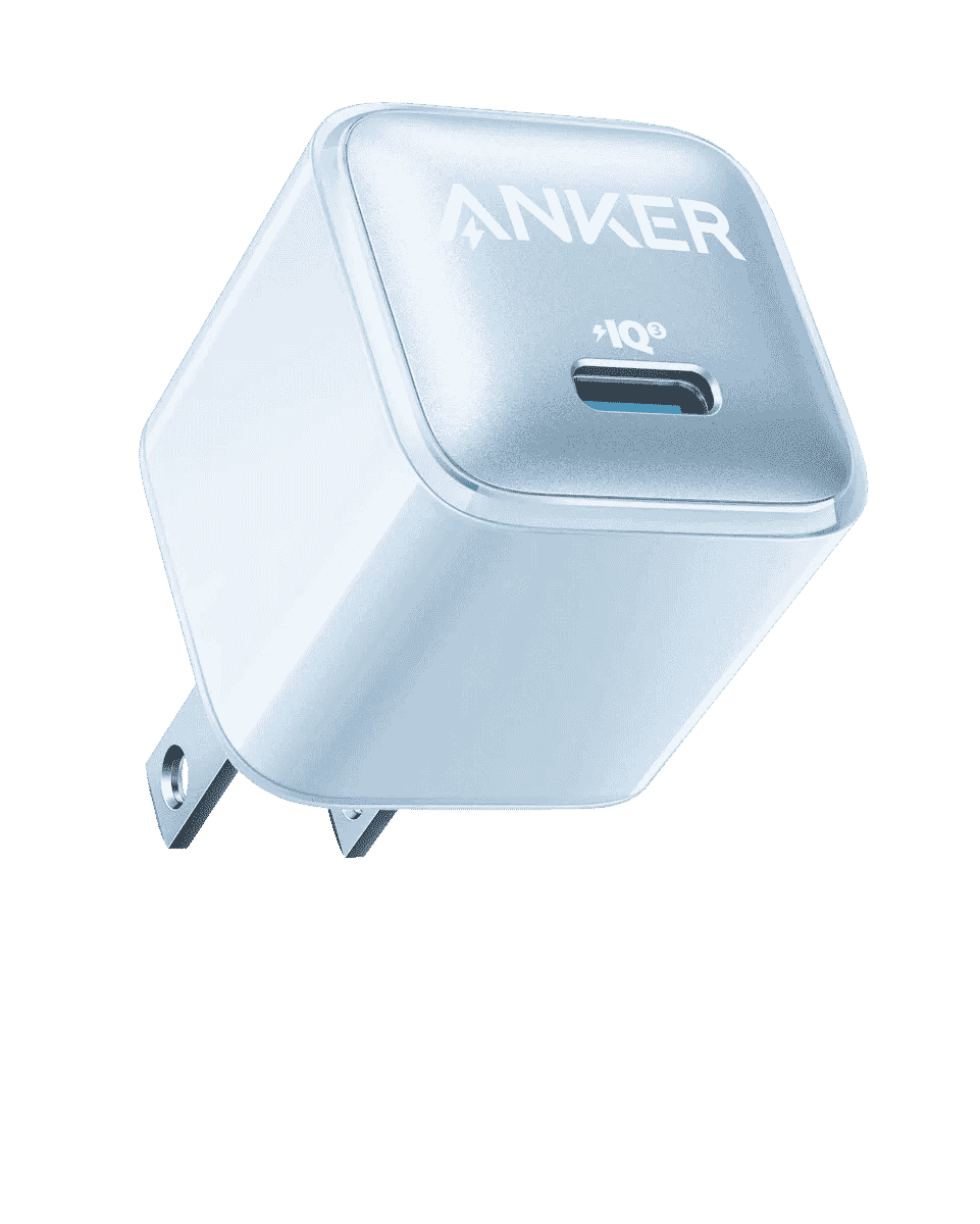 Anker Nano Charger (20W) Anker Black Stone Aurora White Glacier Blue Black Stone-Aurora White-Glacier Blue-Cool Lavender-Misty Blue-Powder Pink-