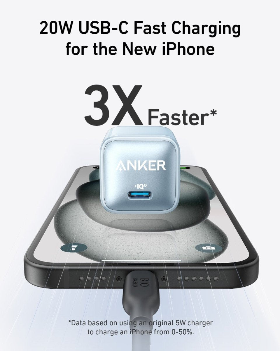Anker Nano Charger (20W) - Cartsfy Inc.