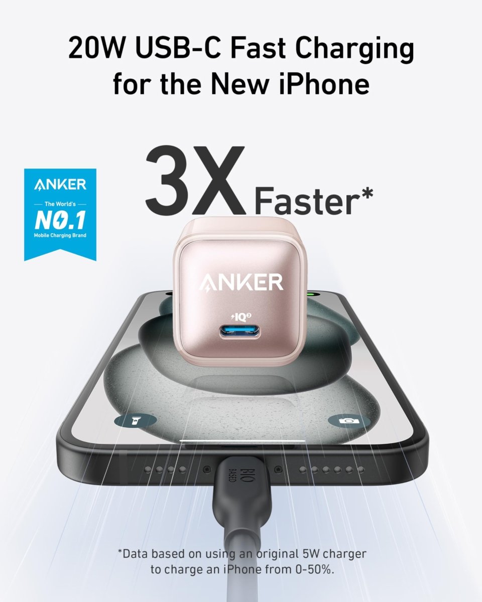 Anker Nano Charger (20W) - Cartsfy Inc.