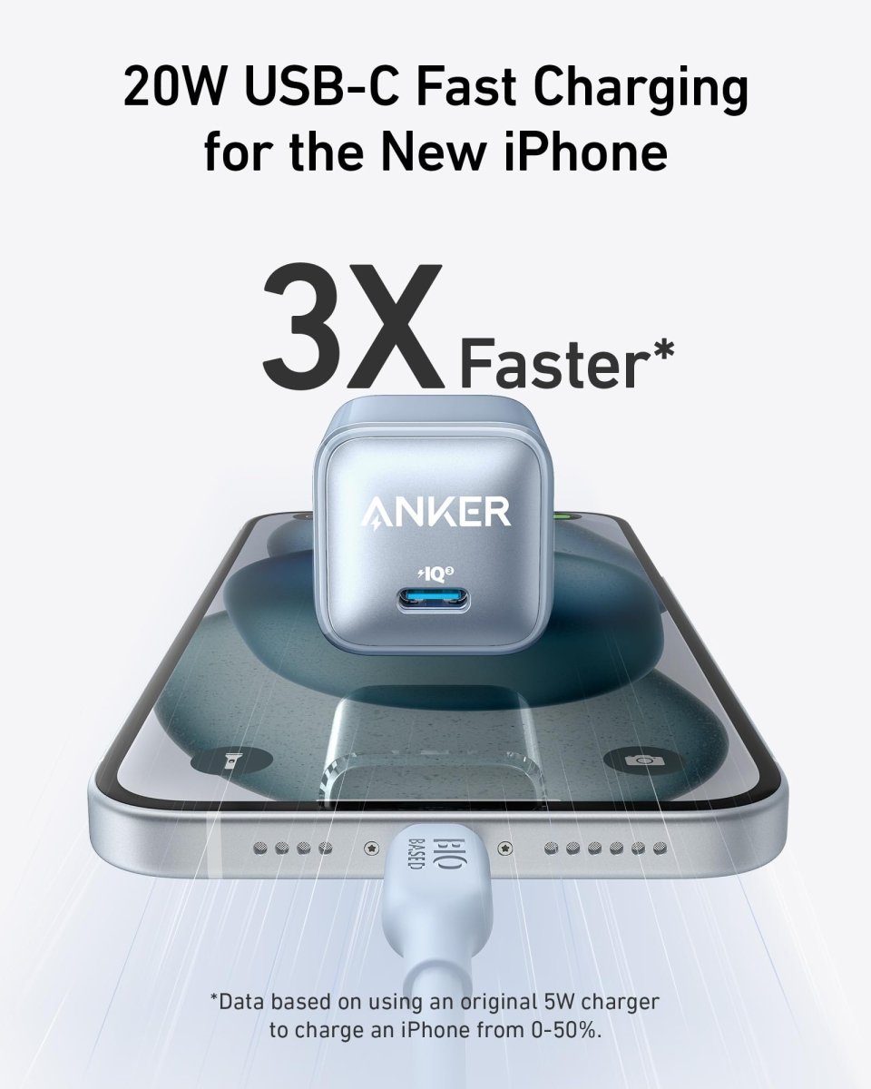 Anker Nano Charger (20W) - Cartsfy Inc.