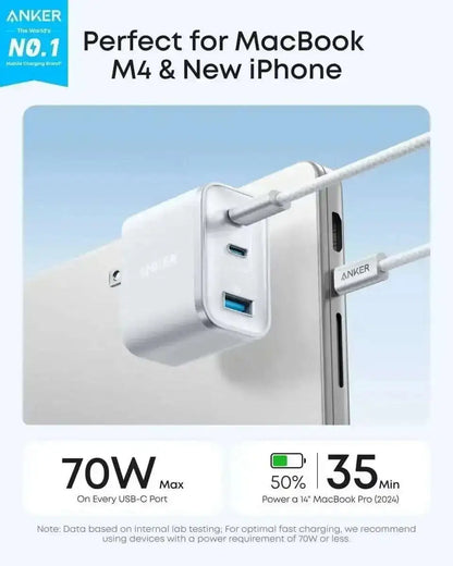 Anker Nano Charger (70W, 3 Ports) Cartsfy Inc.