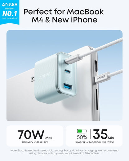 Anker Nano Charger (70W, 3 Ports) - Cartsfy Inc.