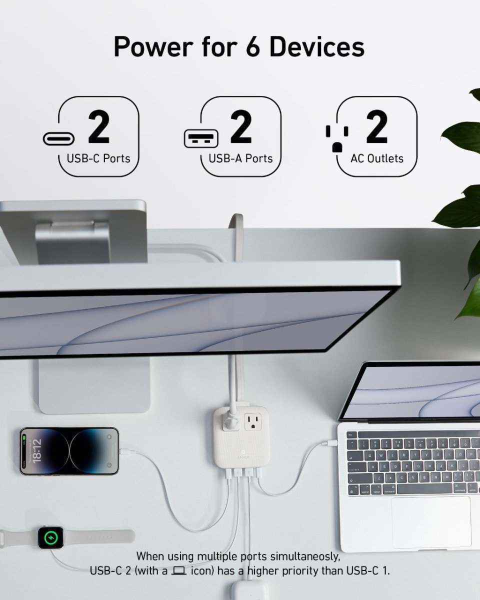 Anker Nano Charging Station (6 - in - 1, 67W) - Cartsfy Inc.