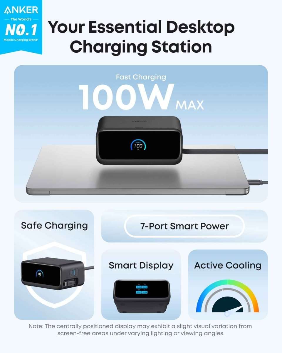 Anker Nano Charging Station (7-in-1, 100W) Cartsfy Inc.