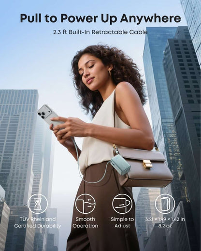 Anker Nano Power Bank (10K, 45W, Built-In Retractable USB-C Cable) Cartsfy Inc.