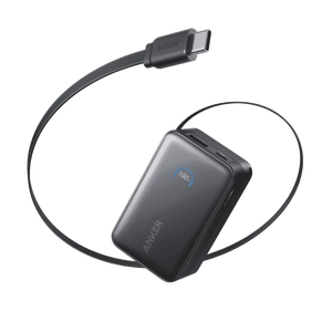 Anker Nano Power Bank (10K, 45W, Built-In Retractable USB-C Cable) Anker Black Aurora White Teal Oasis Black-Aurora White-Teal Oasis-Pink Aura-Misty Blue-