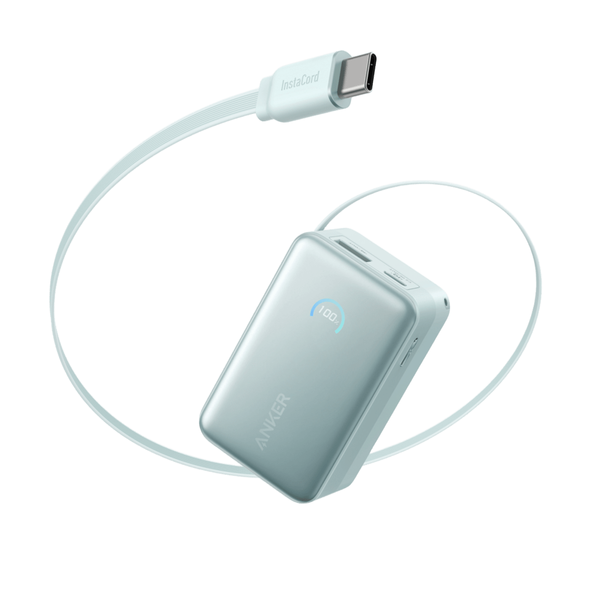 Anker Nano Power Bank (10K, 45W, Built - In Retractable USB - C Cable) - Cartsfy Inc.