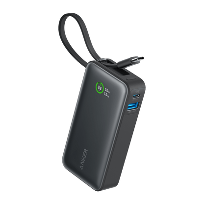 Anker Nano Power Bank (30W, Built - In USB - C Cable) - Cartsfy Inc.