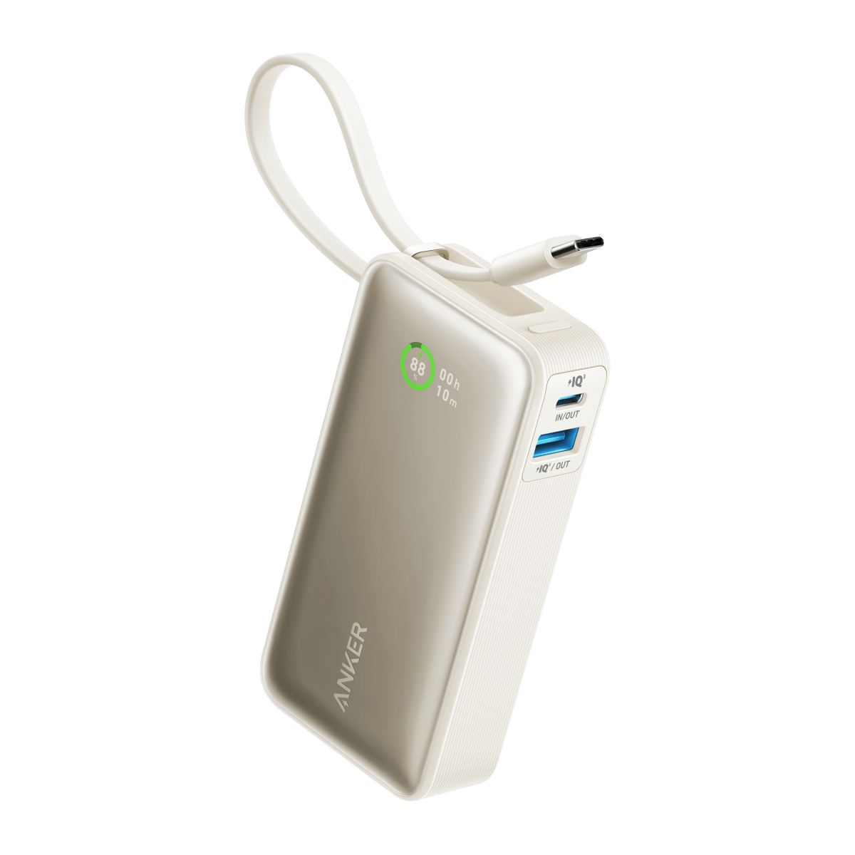 Anker Nano Power Bank (30W, Built - In USB - C Cable) - Cartsfy Inc.