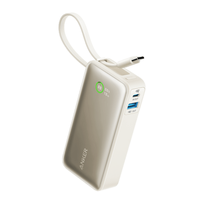 Anker Nano Power Bank (30W, Built - In USB - C Cable) - Cartsfy Inc.