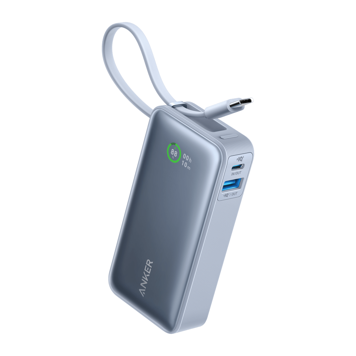 Anker Nano Power Bank (30W, Built - In USB - C Cable) - Cartsfy Inc.