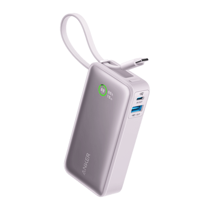Anker Nano Power Bank (30W, Built - In USB - C Cable) - Cartsfy Inc.