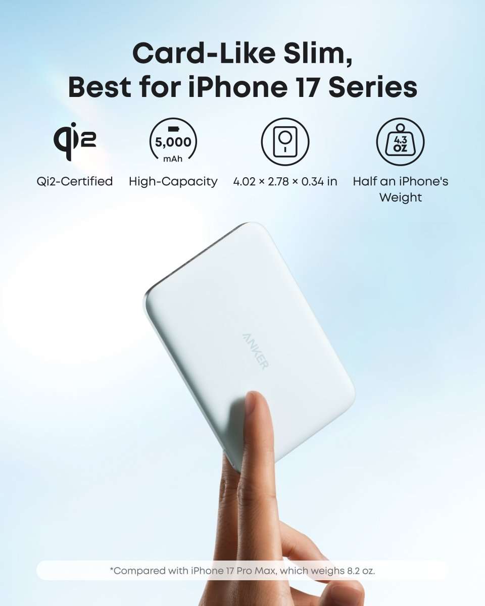 Anker Nano Power Bank (5K, MagGo, Slim) Cartsfy Inc.