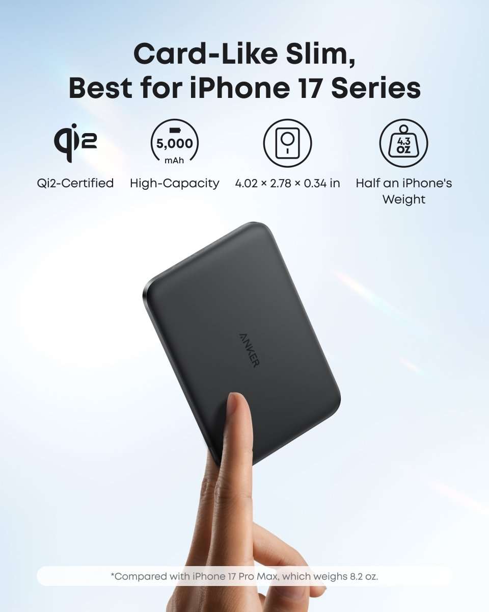 Anker Nano Power Bank (5K, MagGo, Slim) Cartsfy Inc.