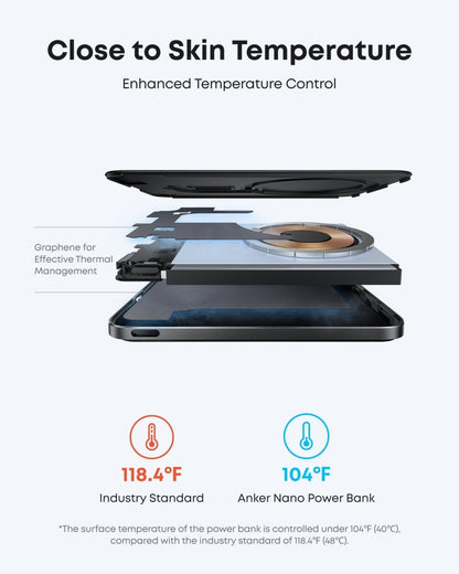 Anker Nano Power Bank (5K, MagGo, Slim) - Cartsfy Inc.