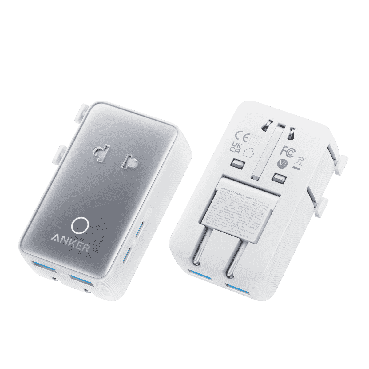 Anker Nano Travel Adapter (5-in-1, 20W, 1-Pack) Cartsfy Inc.