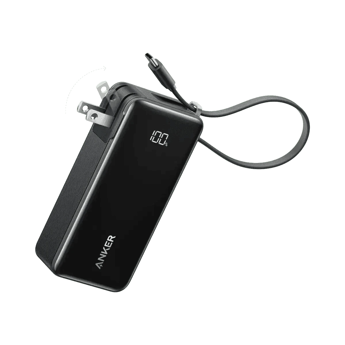 Anker Power Bank (10K, Fusion, Built-In Cable) Cartsfy Inc.