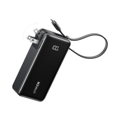 Anker Power Bank (10K, Fusion, Built - In Cable) - Cartsfy Inc.