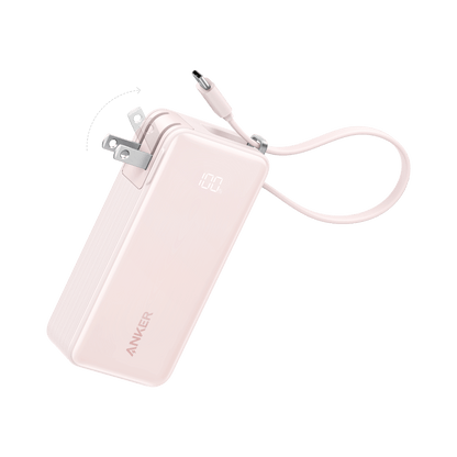 Anker Power Bank (10K, Fusion, Built - In Cable) - Cartsfy Inc.