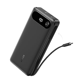 Anker Power Bank (20K, 87W, Built - In USB - C Cable) - Cartsfy Inc.