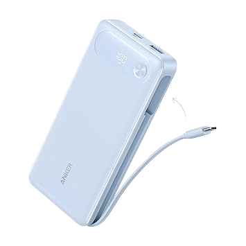 Anker Power Bank (20K, 87W, Built - In USB - C Cable) - Cartsfy Inc.