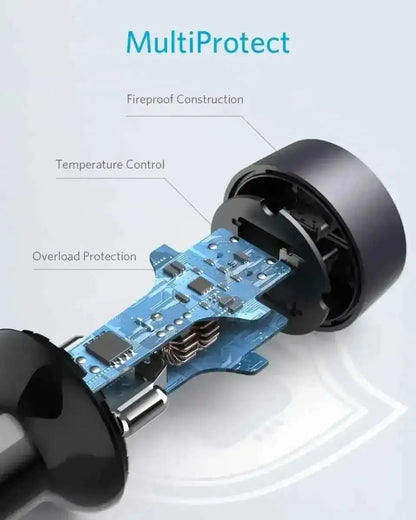 Anker PowerDrive III Duo USB-C Car Charger Cartsfy Inc.