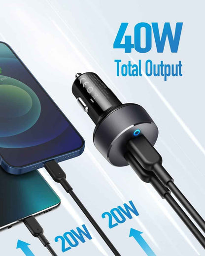 Anker PowerDrive III Duo USB-C Car Charger Cartsfy Inc.